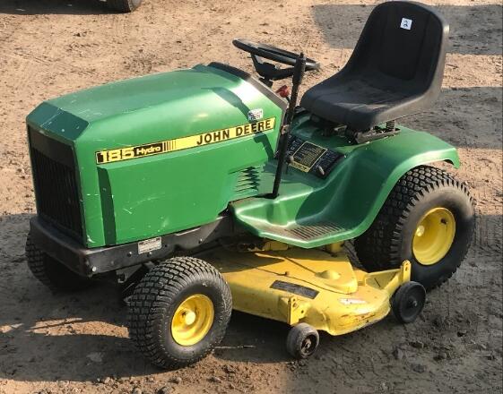 John Deere 130, 160, 165, 175, 180, 185 Lawn Tractors Service Technical ...